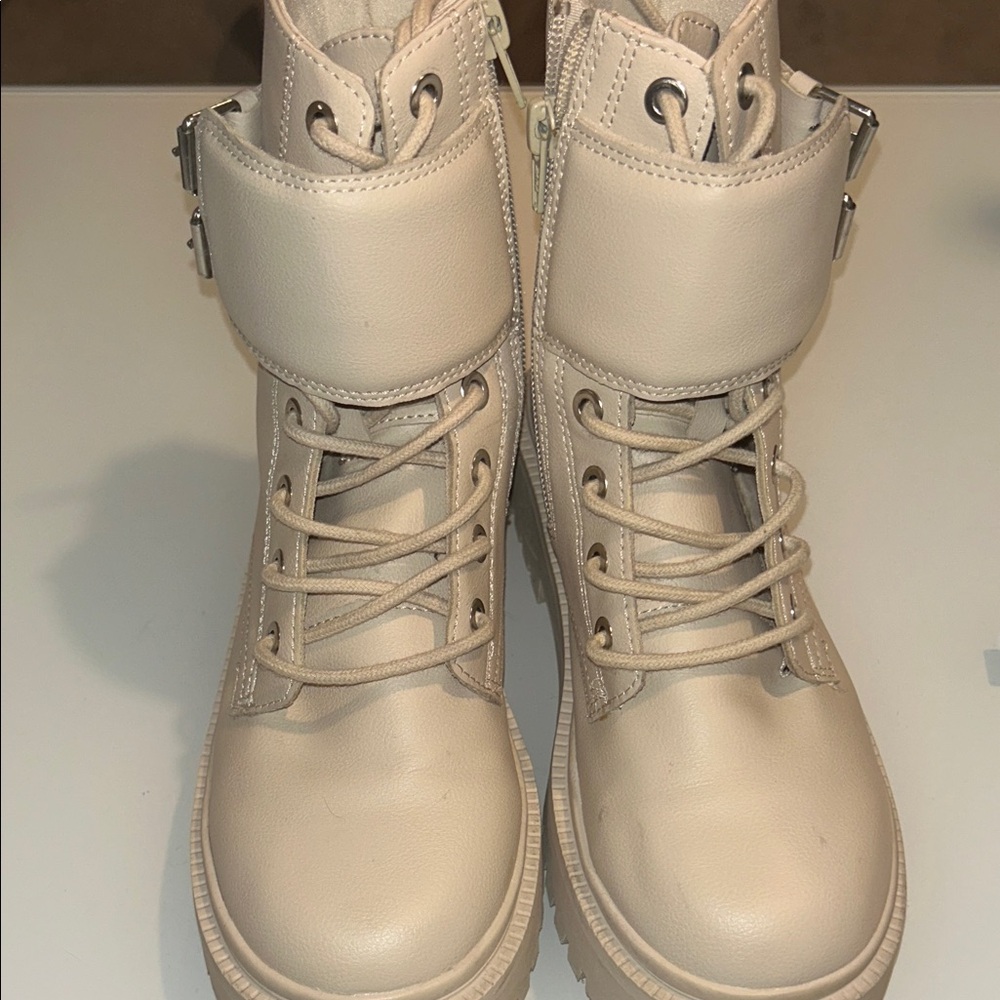 Zara Kids Cream Boots